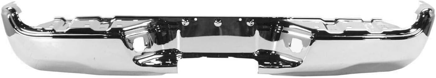 BUMPERS THAT DELIVER - Chrome, Steel Rear Bumper Face Bar Shell for 2005-2015 Toyota Tacoma 05-15, TO1102240