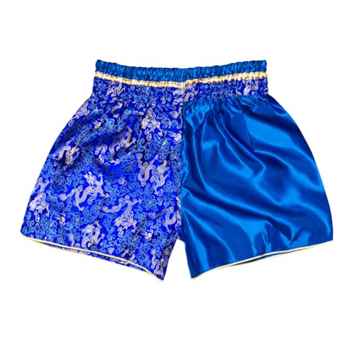 Youth Muay Thai Shorts for Kids (4 Years - 10 Years) Boxing Kickboxing MMA Training Trunk for Boys and Girls3