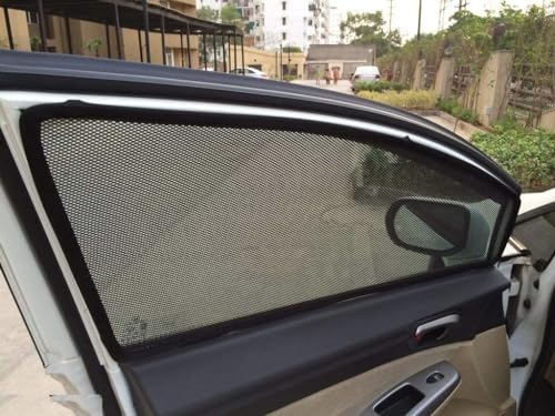 Image of Kozdiko Zipper Magnetic Sun Shades Car Curtain with Dicky Set of 7 pcs for Maruti Suzuki XL6 /Maruti Suzuki Ertiga (2019-2024)