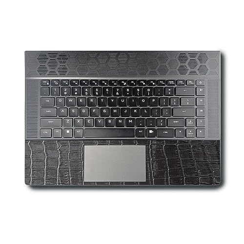 Image of MightySkins Skin Compatible with Alienware X16 R1 (2023) Full Wrap Kit - Black Gator Skin | Protective, Durable, and Unique Vinyl Decal wrap Cover | Easy to Apply & Change Styles | Made in The USA