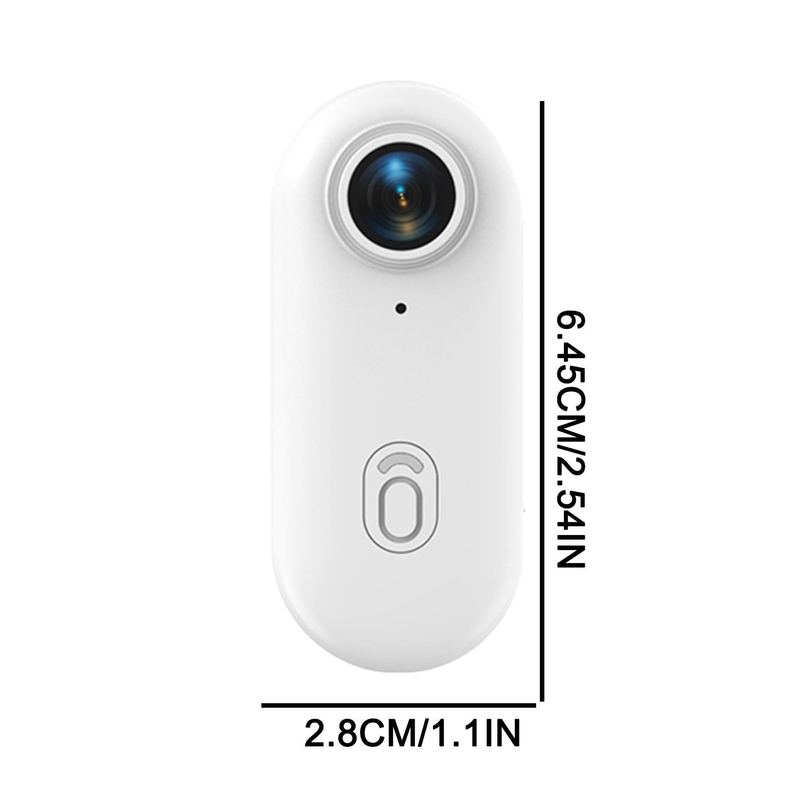 Generico Mini Telecamera Action Camera Tascabile | Dispositivo Vlogging 1080P Indossabile Portatile per Sport Motociclismo Ciclismo Palestra Escursionismo Viaggi Avventura