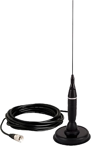 Cobra HGA 1500 Hga1500 Antena CB de Montaje Magnético de 36 Pulgadas, Imán de Alta Resistencia, para uso en Coches, SUV, Vehículos Recreativos,