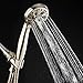 AquaDance High Pressure 6-Setting Hand Held Shower Head with Extra-Long 6 Foot Hose & Bracket – Anti-Clog Nozzles - USA Standard Certified - Top U.S. Brand - ALL BRUSHED NICKEL
