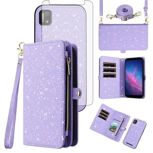 Coque Cloud Mobile Stratus C7 avec fermeture éclair et verre trempé