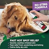 Vet's Best Dog Hot Spot Juckreiz Relief Spray, Lindert trockene Haut, Ausschlag, Kratzen, Belecken, juckende Haut und Hot Spots bei Hunden, brennt nicht und ist alkoholfrei 250ml