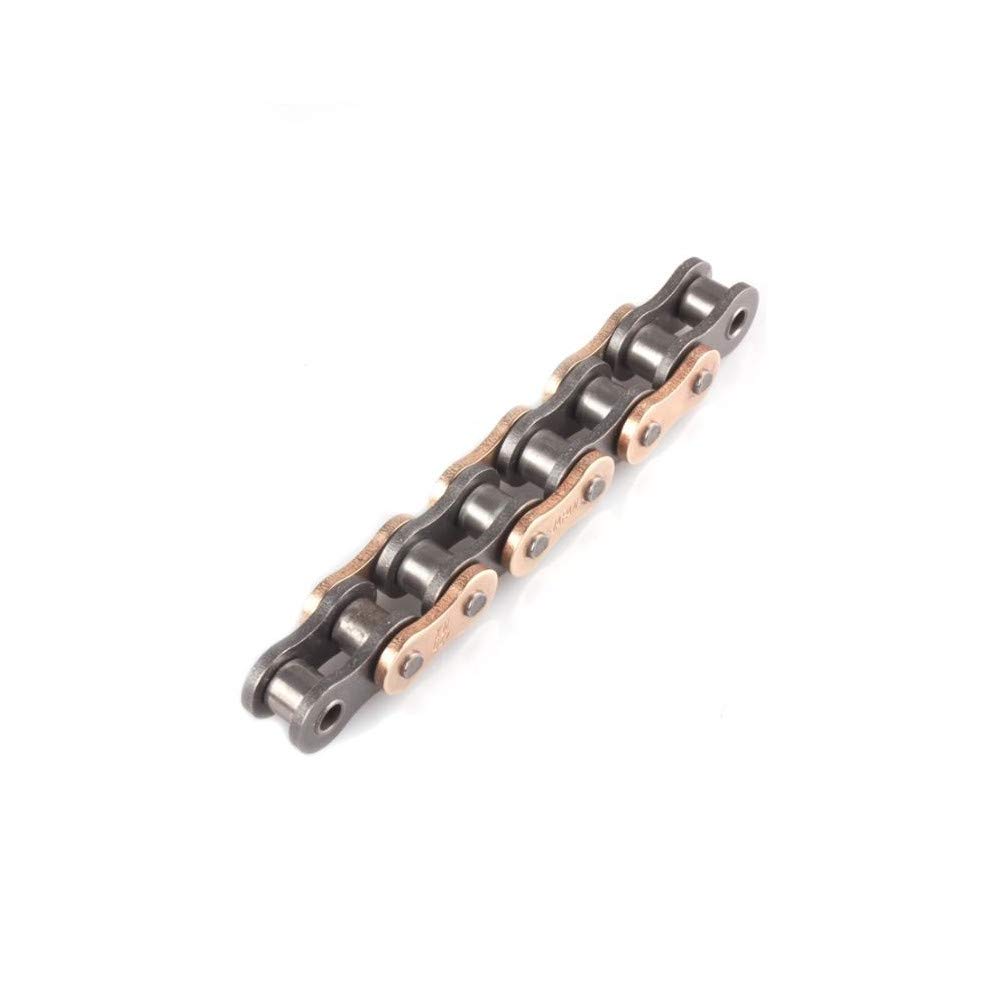 Cadena AFAM 420 a420mx-g con eslabones dorados Motodak de 90 pasos 2