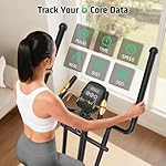 ANCHEER Elliptical Exercise Machine,Elliptical Machine for Home with Ultra-Smooth Magnetic Drive,14 Levels Resistance Elliptical Trainer,Cardio Machines with LCD Monitor Device Holder,15" Stride - Image 3