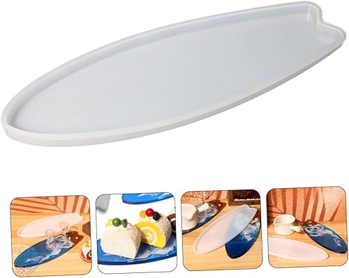Miniatura 8 de TEHAUX 3 moldes de tabla de surf, moldes de resina grandes, paletas de hermandad, moldes de bandeja de resina, moldes de silicona para posavasos de