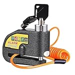 losipoka-Disc-Brake-Lock-Alarm-Disc-Lock-with-Alarm-Spring-Steel-Wire-Rope-Disc-Lock-with-Alarm-Disc-Brake-Lock-Motorcycle-Alarm-Lock-Theft-Security-Wheel-Disc-Lock-110dB-Alarm-Waterproof-Battery
