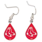 Wincraft MLB Boston Red Sox Tear Drop Earrings, Large, Multi