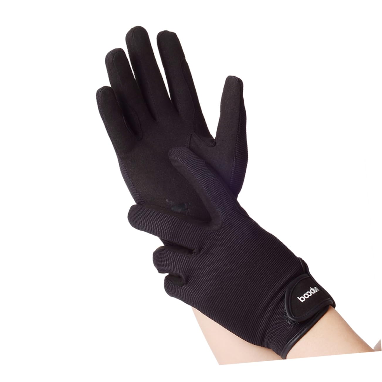 Anneome guanti per l'equitazione guantini palestra guanti da sci guanti da equitazione guanti da ciclismo guanti da esterno addensare i guanti caldi addestramento equestre Black
