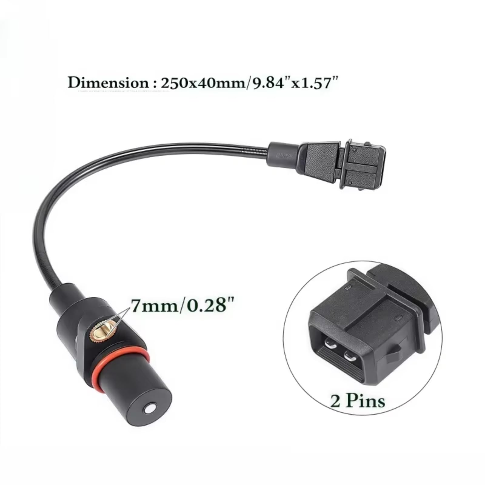 Posición cigüeñal Compatible Con Hyundai Para Accent 2001 2002 2003 2004 2005 2006 2007 2008 2009 2010 2011 Sensor De Posición Del Cigüeñal 39180-22600