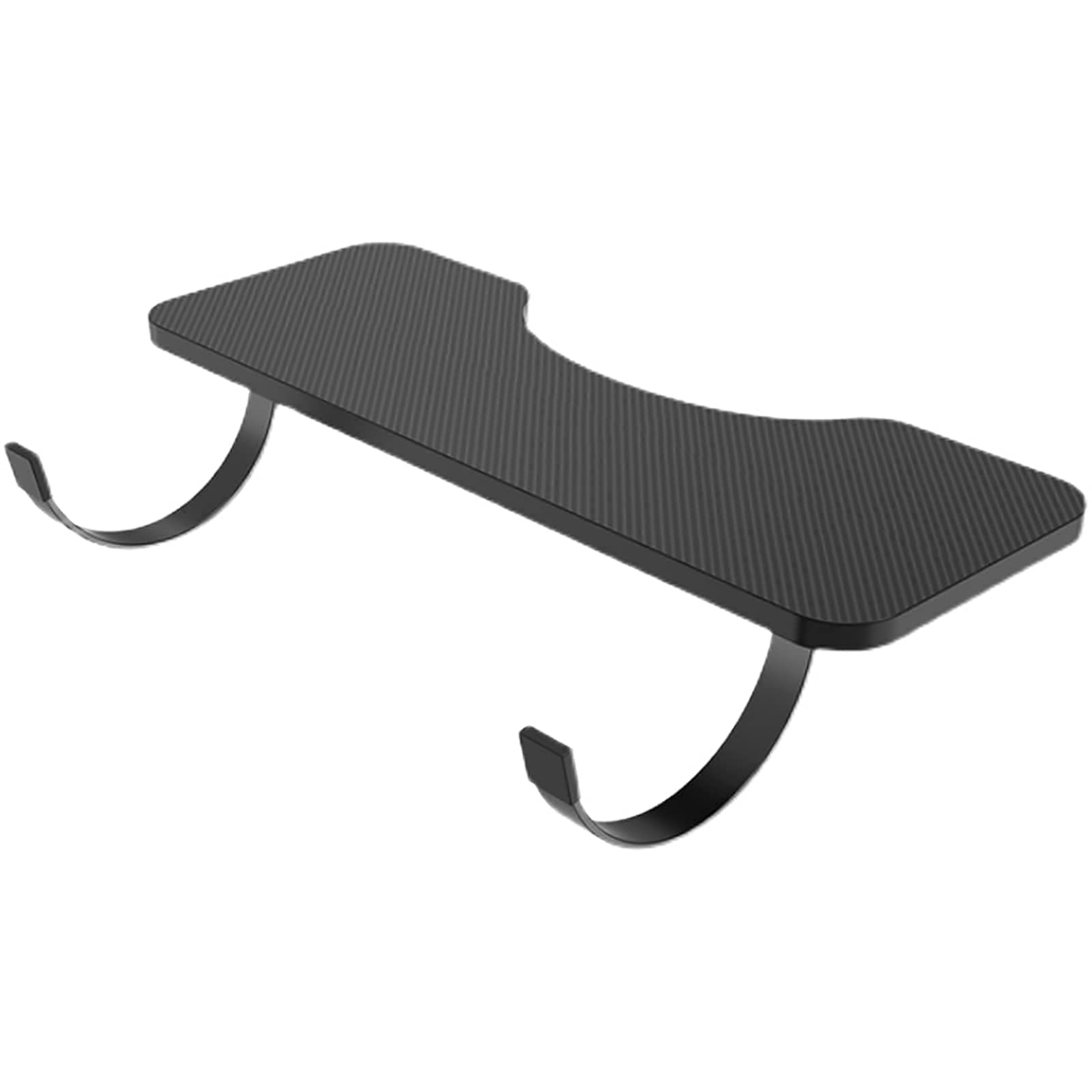 Plateau de clavier pour surface de travail avec fixation par pinces en acier