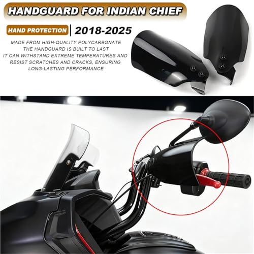 Protège-main moto kit de protection des mains accessoires guidon Indian