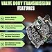 Transmission Valve Body Compatible with 2007-2013 Jeep Nissan Altima Rogue Sentra Lancer Outlander 2.0L 2.4L 2.5L Replace RE0F10A 31705-3TX0C JF011E