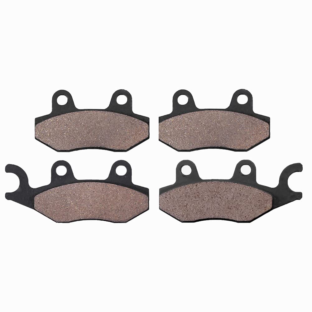 LOCOPOW Front Brake Pads Compatible with Kawasaki Bayou 300 400, Brute Force 650 750, Teryx 750 800, Teryx 4 750 800, Mule Pro 820 1000 2008-2018