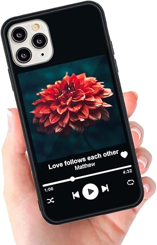 Miniatura 4 de Funda personalizada para Apple iPhone 11 Pro Max, de vidrio templado antiarañazos, a prueba de golpes, suave TPU con collage de fotos, diseño de