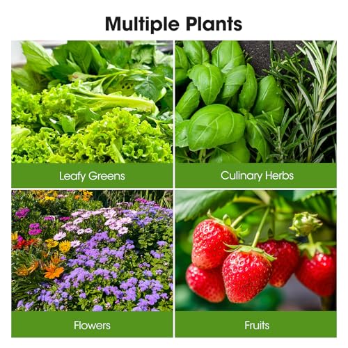 Hydroponics Growing System Kit with Wheels, 108 Plant Sites Gardening Aquaponics Tower, 4-Tier Food-Grade PVC-U Pipes Water Pump Timer for Leafy Vegetables, Indoor, Outdoor (34"x62"x15" in 108 Holes) - Image 7