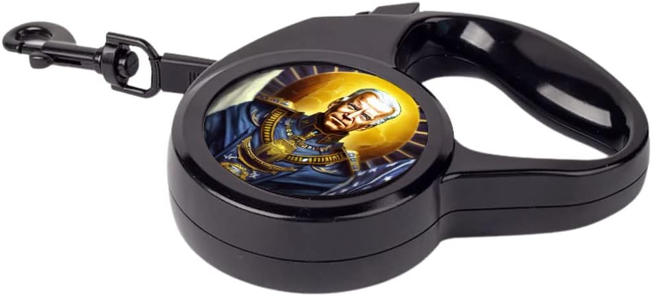 Cartoon Joe Biden Retractable Pet Leash - Cool Leash - Colorful Dog Leash - 118 inches