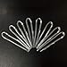 8pcs/lot Size #13 Preformed BTE Earmold Hearing Aid Tubes (3.2 * 2mm with metal tube lock)