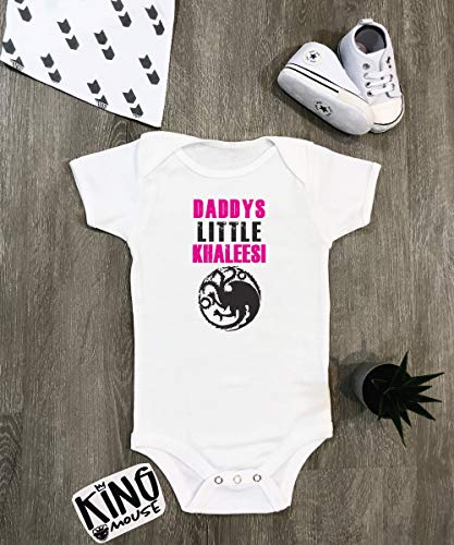 Daddy's Little Khaleesi/Cute Game of Thrones Inspired Baby Onesie/GOT Infant Bodysuit4