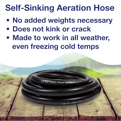 Orb-3 Aeration (MixAirTech) Self-Sinking Hose 3/4-inch ID x 25 feet Length - Thumbnail 3
