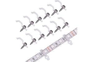 100 Pack Strip Light Mounting Bracket