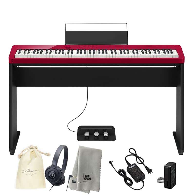 Amazon | CASIO (カシオ) PX-S1100RD レッド【専用スタンド(CS-68P)、3