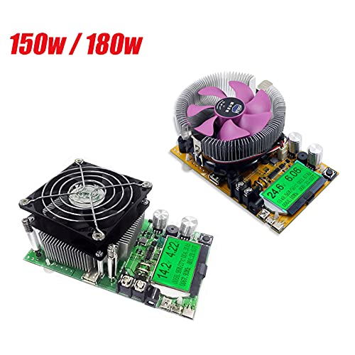 180W ajustable USB corriente constante electrónica carga batería voltaje probador de capacidad, carga electrónica cargador descarga resistencia probador