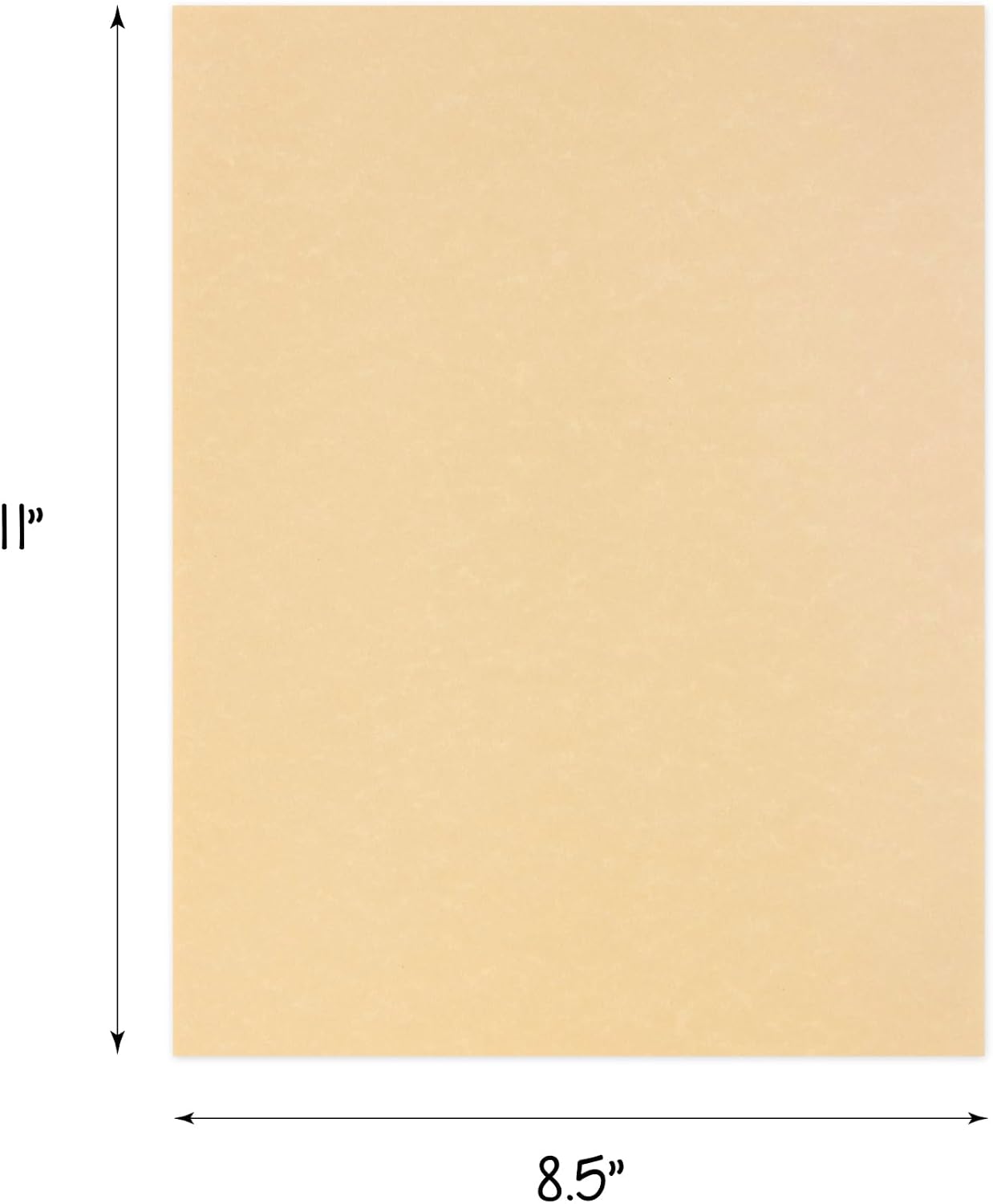 Hygloss Products Craft Parchment Paper Sheets - Printer Friendly, Made in USA - 8-1/2 x 11 Inches, Aged Tan, 30 Pack