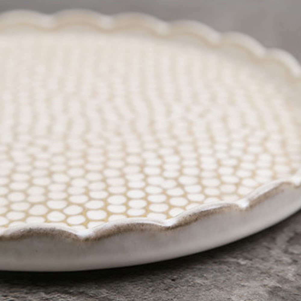 Piatto da Cena Piatto Piano smaltato for Uso Domestico in Hotel Il Materiale ceramico è Semplice da Pulire, Dimensioni: Diametro 20 cm, Altezza 2 cm (Color : Black)
