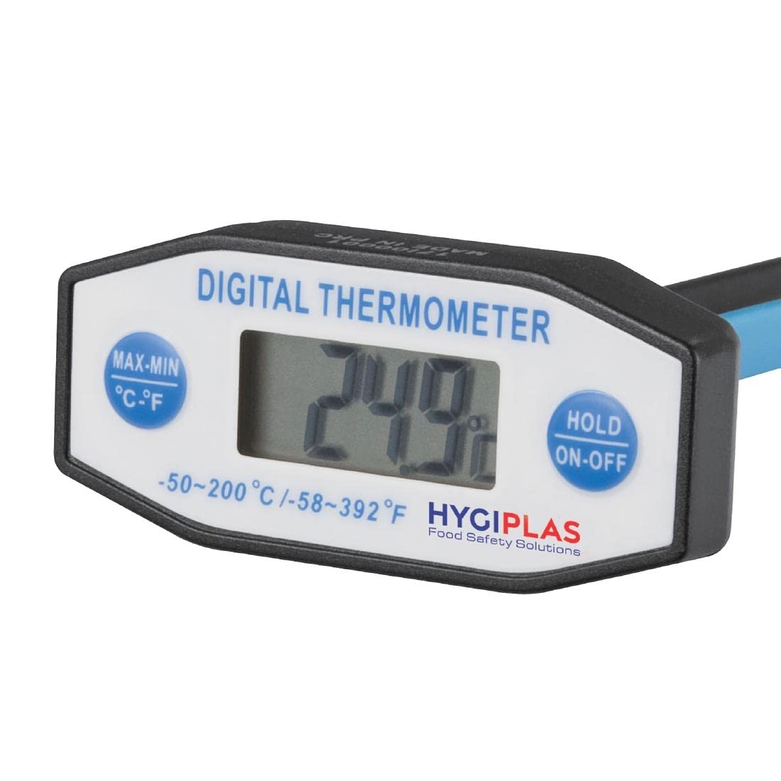 Hygiplas T Shaped Digital Thermometer 125mm Food Temperature Measurement