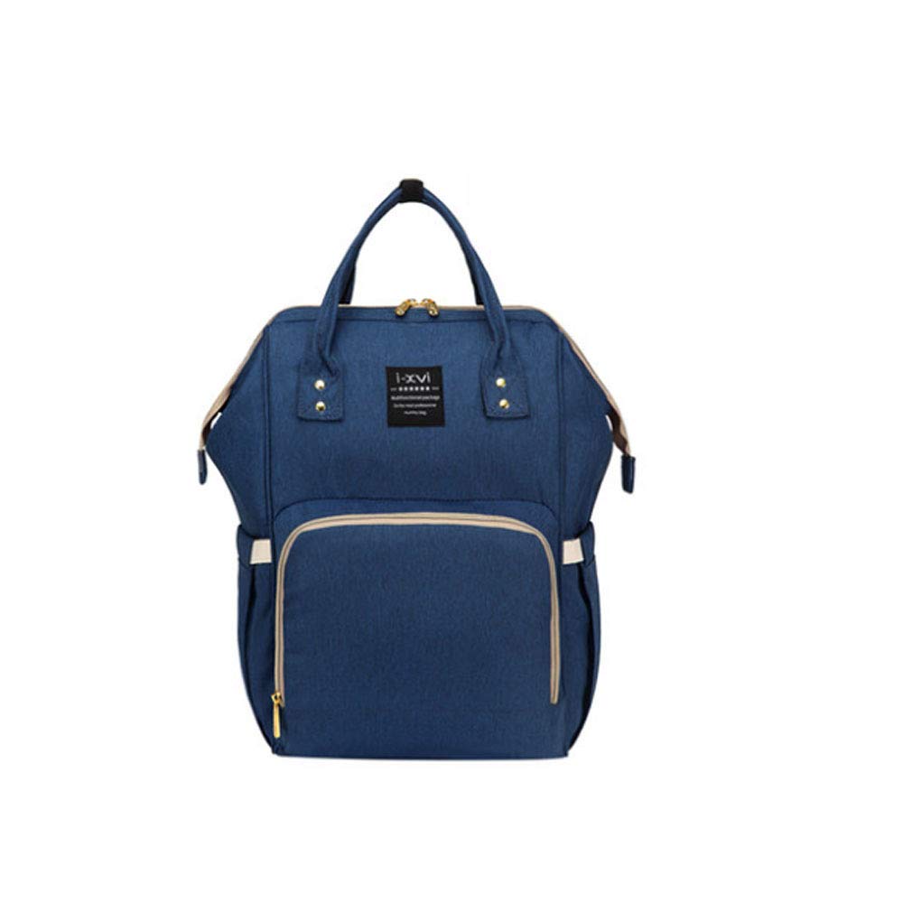 Sac de maman REYG bleu nuit pour sorties et voyages en famille
