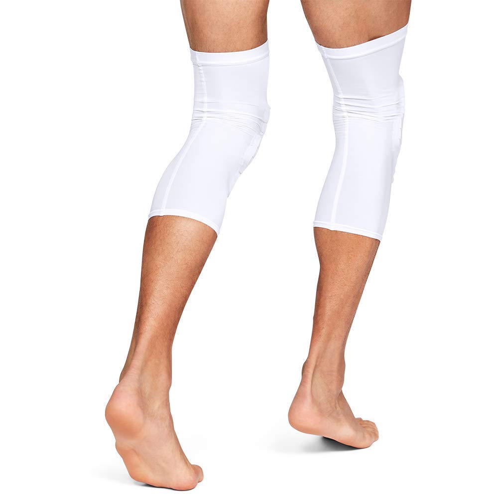 Under Armour Manchon Gameday Pro Baskeball unisexe pour adulte, blanc, taille M