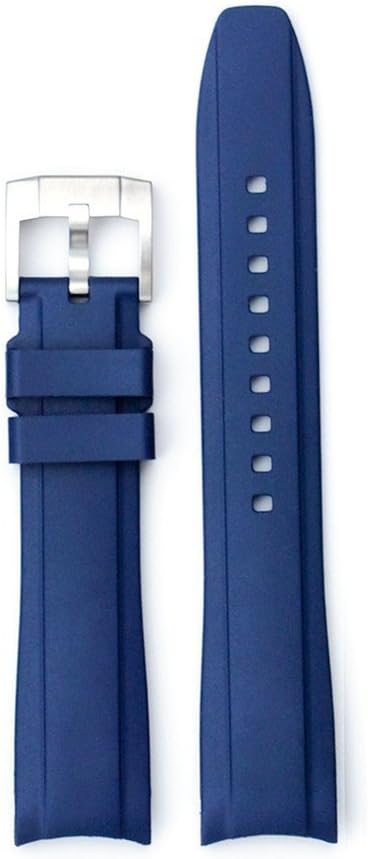 Everest Curved End Rubber with Tang Buckle for Rolex Deepsea