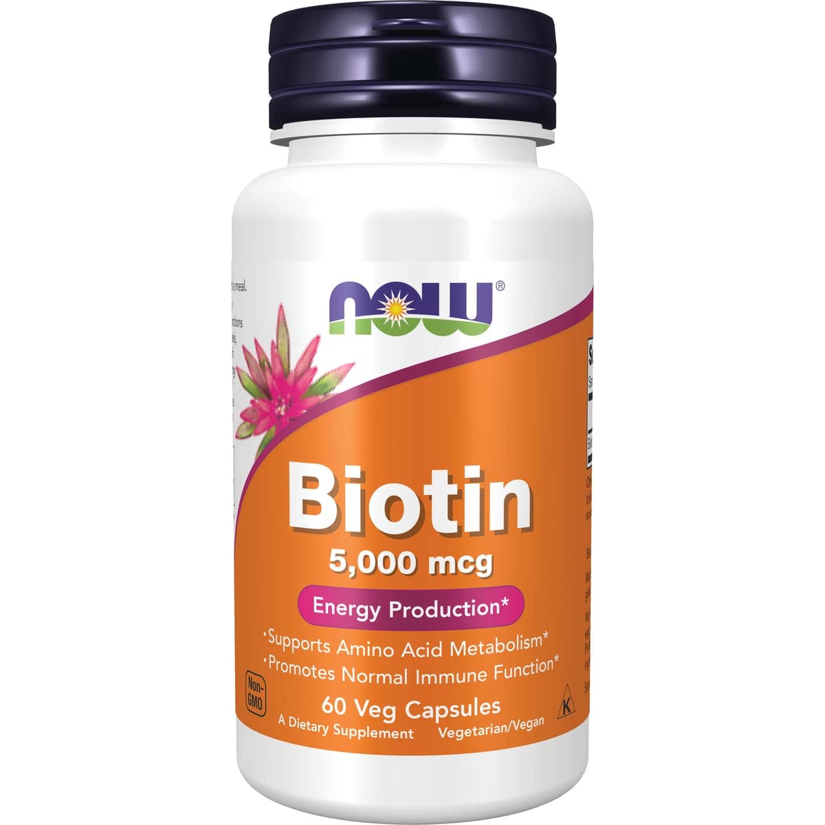 NOWFoods Biotin 5000mcg VCaps 60's