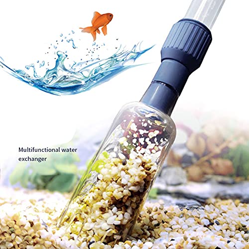 HAMON Pulitore per Ghiaia Acquario Aspirapolvere Elettrico per Acquario Pulizia della Sabbia di Ghiaia Cambio dell'Acqua Dell'Acquario per dell'Acqua, Alghe,Pulizia dello Sporco - Image 5