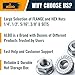 ALBO 100 PCS 1/4-20 Nut Hex Flange Lock – Stainless Steel 304 SAE Nuts Set in Reusable Box – Hardware for Automotive & DIY