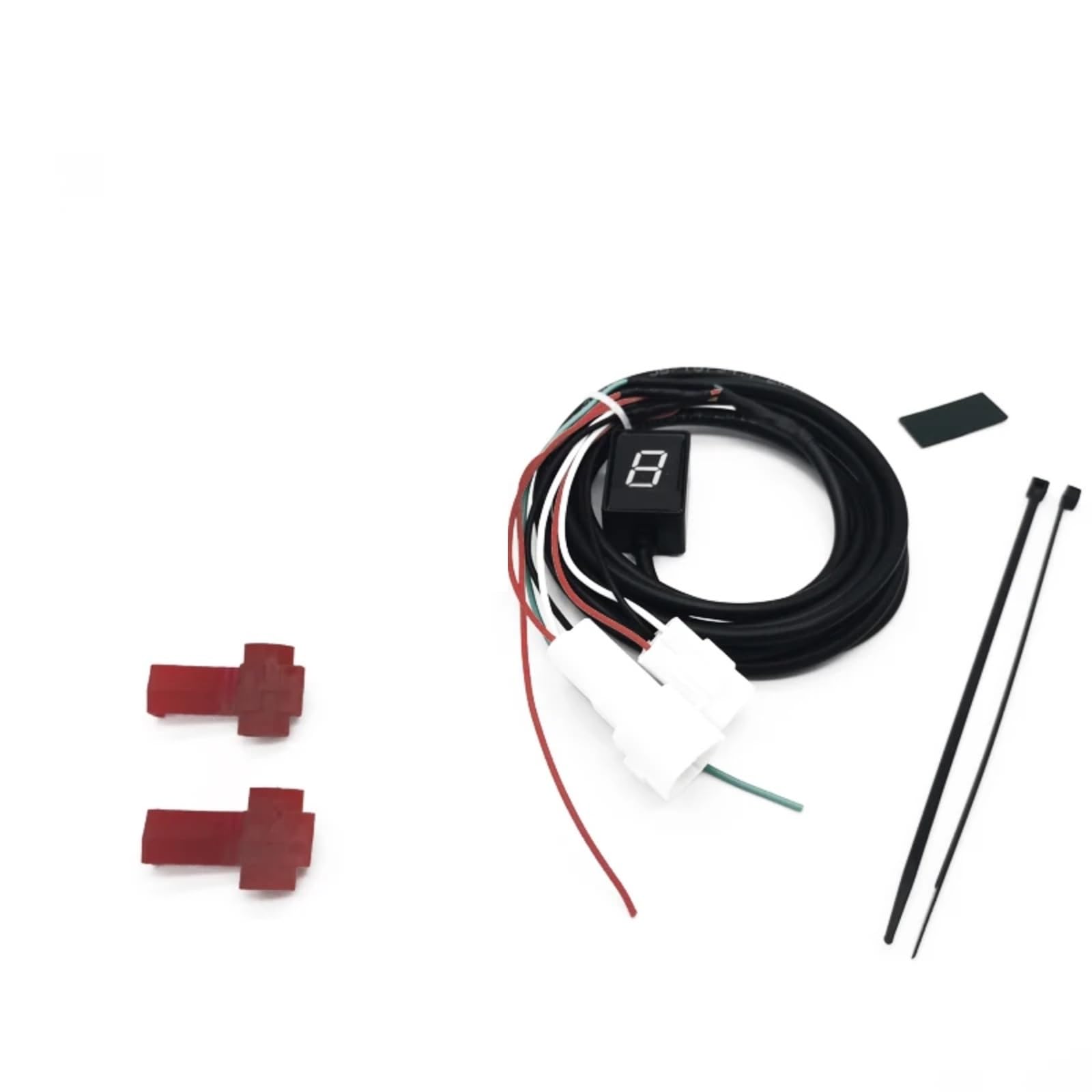 Indicateur de Vitesse Moto Compatible avec Yamaha pour MT-03 pour Ralder 2006 2007 2008 2009 2010 2011 2012 2013 2014 2015 2016 Indicateur De Rapport Engagé Moto Numérique 1-6 Niveaux(Green)