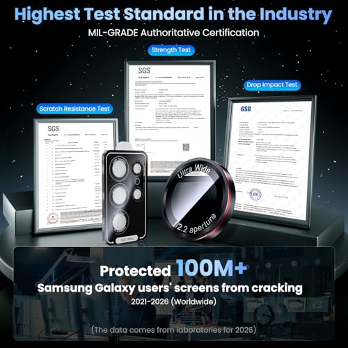 Uyiton for Samsung Galaxy S25 Ultra Camera Lens Protector, Unique Design - image 6