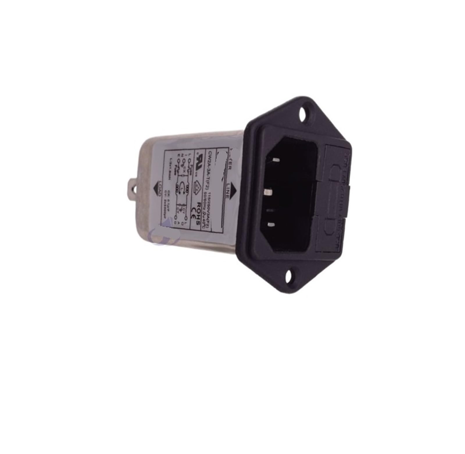 Filtro de potencia CW2A elimina interferencias y protege de cortocircuitos toma doble seguro F2