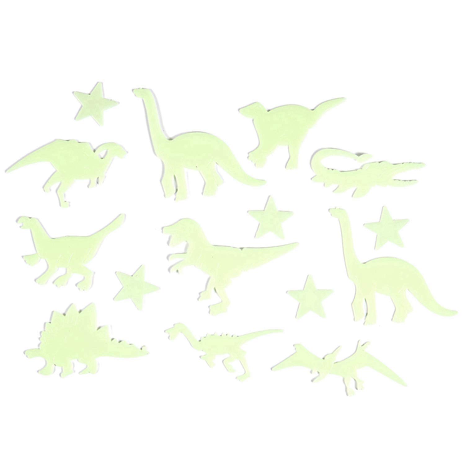 Cookwowe 13 PCS Glow In The Dark Star Fluorescent Stickers