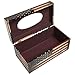 MyGift Refillable Tissue Box Holder Cover Decorative Vintage Patriotic American Flag Design Home Decor