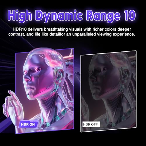 Image of Viewedge 24 Inch Gaming Monitor 1080p 144hz, VA 1ms FHD Computer Monitor | 100% sRGB, Bluelight Filter, HDMI & VGA Port, Support Wall Mount