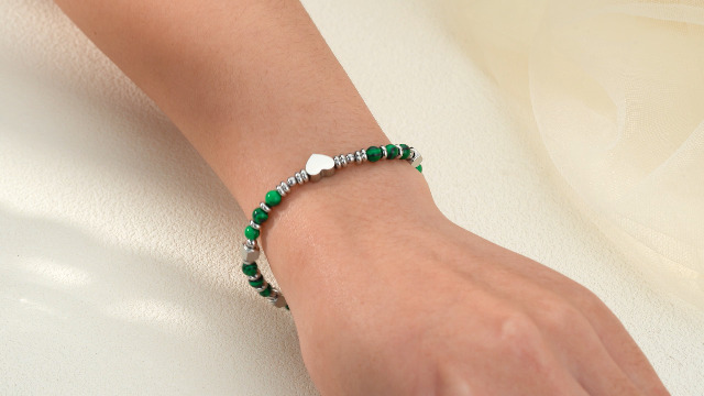 CASSIECA Bracciale in Pietra Naturale da Donna Bracciale in Cristallo Naturale da 5 mm Bracciale in Perline Bracciale Placcato in Oro Bracciale in Cristallo di Boemia GioielliRegalo Pietre Preziose