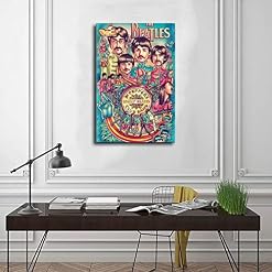 Poster sur toile The Beatles légendaire groupe de rock 17 – Décoration murale pour salon, chambre à coucher – 60 x 90 cm… - Les Beatles, Paul McCartney, John Lennon, RIngo Starr, George Harrison Poster sur toile The Beatles légendaire groupe de rock 17 - Décoration murale pour salon, chambre à coucher - 60 x 90 cm… – Image 3
