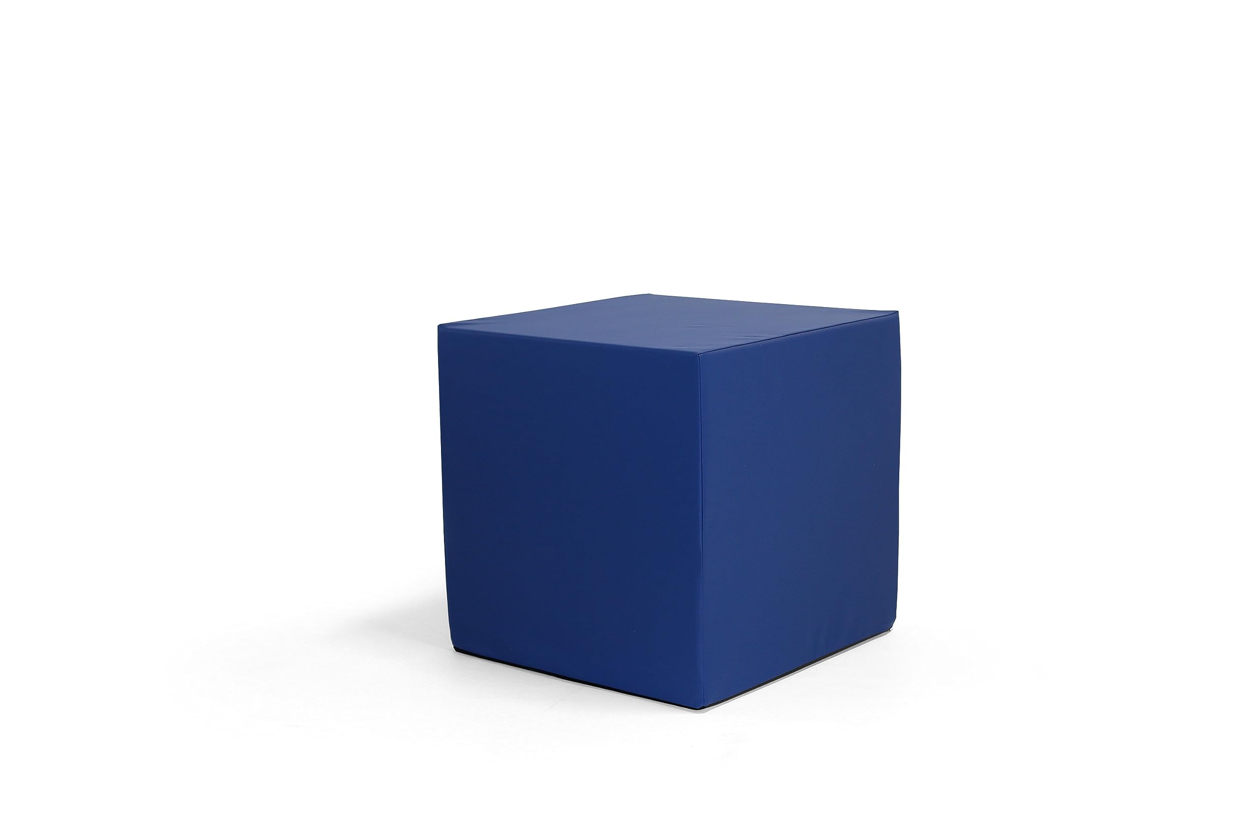 Foamnasium Large Block, Indoor Foam Playset, Soft Toddler and Active Kids Play Foam Block for Crawling, Climbing, and Jumping, Made in The US, Enhanced Navy