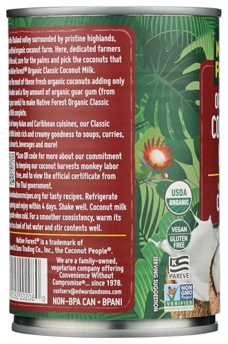 Image of Native Forest, Coconut Milk Classic Organic, 13.5 Fl Oz