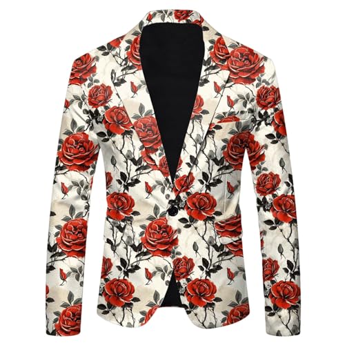 Mens Valentines Day 3D Digital Printed Suit Set Light Business Suit Jacket Suit Suit Men Fashion Suit2