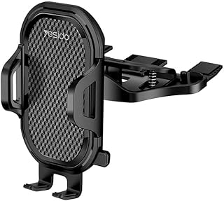 V Volt C84 CD Slot Car Phone Mount, Secure and Easy One-Hand Mount, 360° Rotate, Non-Block, Compatible with All Phones